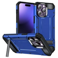 Za iPhone Pro CASE sa KickStandom, zaštitni poklopac za zaštitu od dvostruke klase, izdržljivo robusno