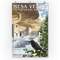 Nacionalni park Mesa Verde, Kolorado, Balkon Kuća