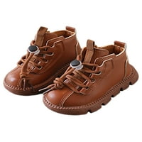 Daeful Girls Boys Combart Boot Casual Cradle Boots Platform Hotlie Vanjska udobna kliznuto otporna na