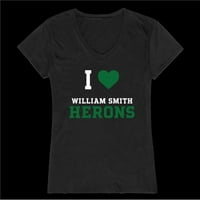 Republika 550-700-hgy- Hobart & William Smith College StatesMen I Love Wove Majica, Heather Grey - Medium