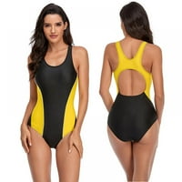 Altsales Ženski kupaći kostimi Slim jednodijelni kupaći kostim, šuplji leđa kupaći kostim bikini mokro