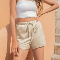 B91XZ High Shars Hotsa za žene Ležerne prilike Žene udobne elastične hlače Izvođenje ljetnih kratkih