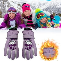 Pjtewawe zimske sportove Oprema za djecu zimske skijaške rukavice za dječake Djevojke zimske vodootporne