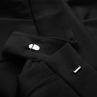 Ženske padobranske hlače za vuču elastične modne čvrste hladne rameum ruffle košulja patentni zatvarač