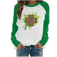Dnevna majica St. Patricks za žene Slatke Gnomes majica Shamrock tiskane majice TEES djetelina grafički