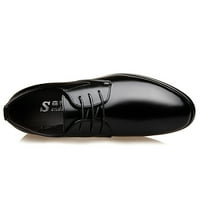 DMQupv Formalne muške cipele Casual Cipes Britanska šiljasta boja čipke kožne cipele muške cipele sklizne