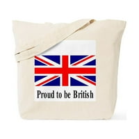 Cafepress - ponosan što je Britanska torba - prirodna platna torba, Torba za trke
