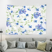 Cvjetna tapiserija, retro divlje cvijeće tapiserija za tapiserija za zid za zid