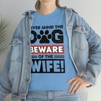 Obiteljski LLC MENS Nema veze sa psom Pazite na ženu smiješne košulje, smiješne poklone za tatu suprug,