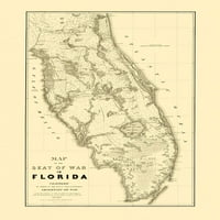 Florida Drugi poluvodički rat - kamen plakat Print kamenom kamenom flzz0019
