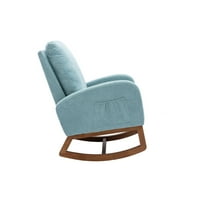 Dnevni boravak Udobna stolica za ljuljanje Dnevna soba Stolica svijetlo plava