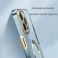 IPhone Case Glitter Postavljanje mobilne uređaje za iPhone za iPhone serija puni zaštita objektiva fotoaparata