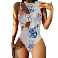 Mikilon ženski kupaći kostimi ženski tisak bikini kupaći kostim napunjeni grudnjakom jednodijelni kupaći kostimi odjeću ženske odjeće na plaži, ljetni posao