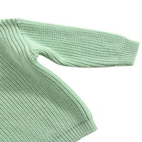 Lisenrain Toddler Dječji džemperi za djecu Topli dugi rukavi Pleteni vrhovi pulover
