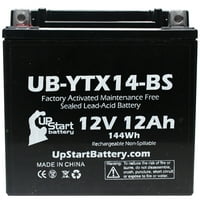 UPSTART Zamjena baterije za Honda TRX300, FW Fourtra 300, CC fabrika aktivirana, bez održavanja, ATV