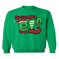 Newkward Styles Grandpa Elf Sweishrt Božićni džemperi Ugly Božićni džemper muškarci koji odgovaraju