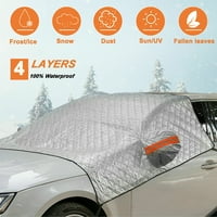 Costyle Car Withshield Snow Cover, poklopac vetrobranskog stakla za led, mraz, snijeg i brisač