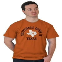 Veći u Texas Lone Star State Pride Muška grafička majica Tees Brisco Marke 3x