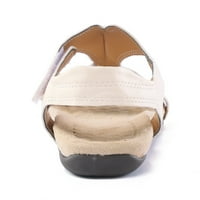 CatAlem Dressy sandale za žene sa lukom podržavaju žene cipele modne papuče ravne otvorene nožne papuče