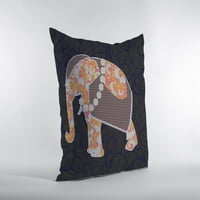 Roma u. Narančasta i zelena slonova dekorativni jastuk za bacanje od antilop