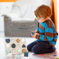 Asdomo Kids Silikonska abeceda i geometrija Ploče puzzle, Montessori Pokloni za obrazovni igrački poklon