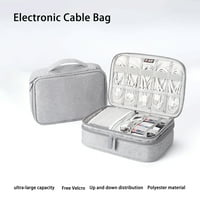 Ruijy digitalni torba za pohranu kontejner prijenosni lagani tabletni telefon za punjač za punjač kabela