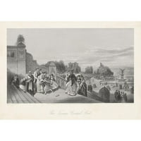 Bryant, William Cullen Crna modernog uokvirenog muzeja Art Print pod nazivom - Terasa-Central Park
