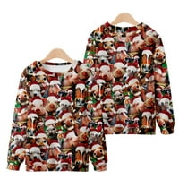 Jesenske košulje za muškarce povremeni božićni pulover Duks dugi rukavi Duks dugih rukava Top košulje
