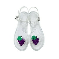Aaiymet Dressy sandale Žene Žene Cipele Proizvođač Transparent Jelly Cipele Žene Ravne papuče Letnje