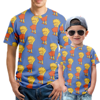 Crtanina nadahnuta majica za muške i dječake - Slatki kratki čahure, odrasla dječja kostim Cosplay majica