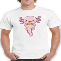 Axolotl jedeo taco majicu Men -Smartprints dizajna, muško 5x-velika