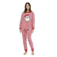 Maxcozy Porodica koja odgovara Kids Womens Božić Santa Pajamas PJS setovi Xmas Spavaće noćna odjeća
