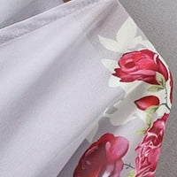 Plus size Žene Retro cvjetni dugi šal kimono rukav Cardigan plaža uz poklopac kaput bluza za plažu
