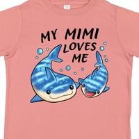Inktastic moj mimi voli me-kitova morski pas poklon dječaka majica ili majica mališana