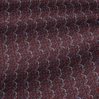 Onuone viskozni dres tamno crvene tkanine Provjera i umjetnički cvjetni šivaći zanatske projekte Tkanini