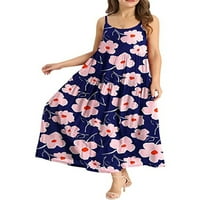 Capreze ženske cvjetne print Maxi haljine kaftane ljetni plažni poklopac za odmor s dugim haljinama