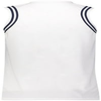 Holloway Sportska odjeća 2xl Ženska retro košarkaški dres bijeli mornarički 224376