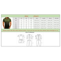 Sayhi muns modni casual sportski gradijent rever majica kratkih rukava Top Work T majice za muškarce