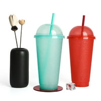 710ml plastični tumbori s poklopcima% slamke za ponovno zakrasnu zabavu za piće BPA besplatna hladna