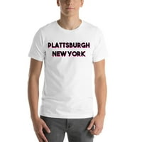 Dvije tonske Platsburgh New York kratkog majica kratkih rukava po nedefiniranim poklonima