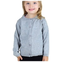 Vivianyo HD Dječji klirens odjeće Dječji devojčica i dečko bebe dečje dečje jesen i zimski džemper bombonski