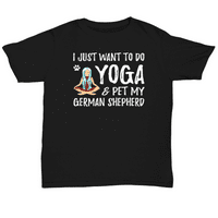 Yoga i kućna ljubimca njemačka pastirska majica za pseću mamu