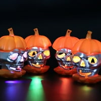 Halloween TheMed dizajn šuplje glava lubanje Pumpkin LED noćna svjetlost Halloween Dekor svjetiljka