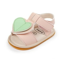 TODDLER Sandale za bebe cipele za bebe Ljubav Srce Mekane neklizajuće gumene jedinice ravne cipele za