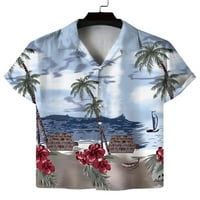 Sanviglor Muns Ljetne košulje s kratkim rukavima bluza revel Tors Regular Fit TEE Majica za odmor u