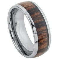 Prilagođeni personalizirani gravirajući vend set za prsten za vjenčanje za njega i njen titanijski pojas