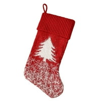 Vatrena prodaja Božićne čarape Crveni Xmas Pokloni Dječji bombonski torbi Džepki Džepni ukrasi Božićni