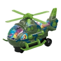 JPGIF dječji električni igrački avion Model Universal Helikopter svjetla Muzika Airplane Toy Propeler