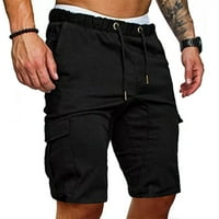 Smihono ponude muške kratke hlače elastične struine čvrste boje modne ugodne dnevne pantalone mekani