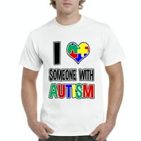 Normalno je dosadno - muške majice kratki rukav, do muškaraca veličine 5xl - svijest autizma